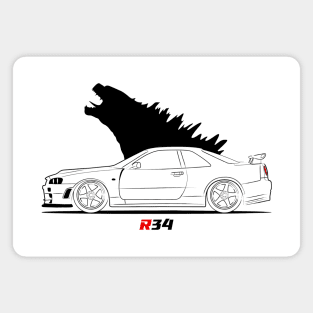 Skyline JDM R 34 Magnet